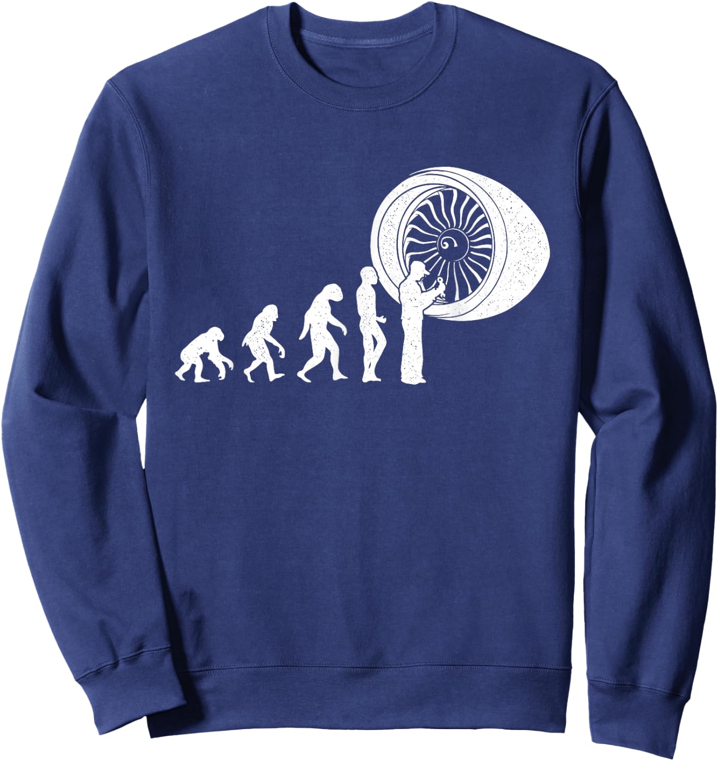 Aircraft Maintenance - Airplane Mechanic Aviation Technician Sweatshirt - Sweatshirt | Navy