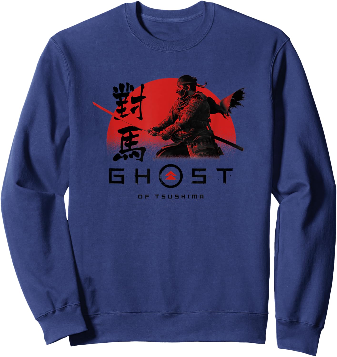 Ghost of Tsushima Action Logo Sweatshirt - Sweatshirt | Navy
