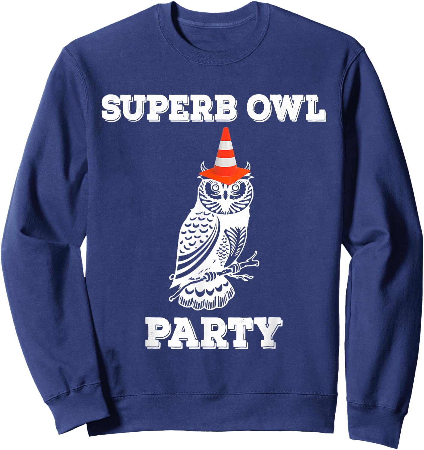 Superb Owl Party - What We Do in The Shadows Owl Lover Sweatshirt - Sweatshirt | Navy