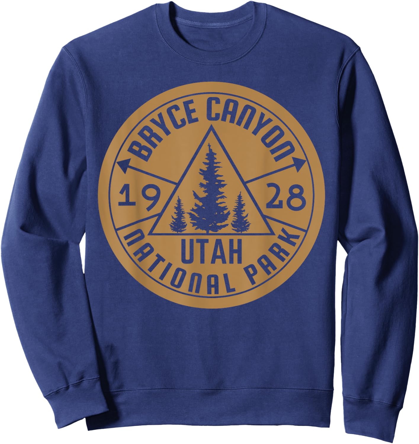 Bryce Canyon National Park Utah Hike Outdoors Sweatshirt - Sweatshirt | Navy