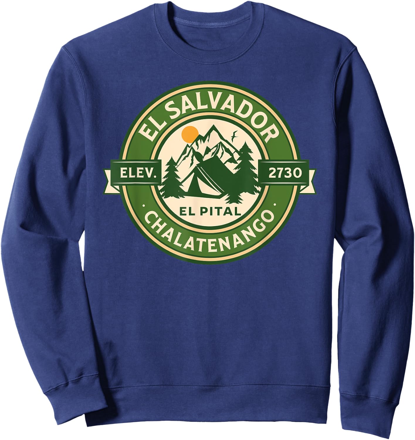 El Pital Chalatenango El Salvador Sweatshirt - Sweatshirt | Navy