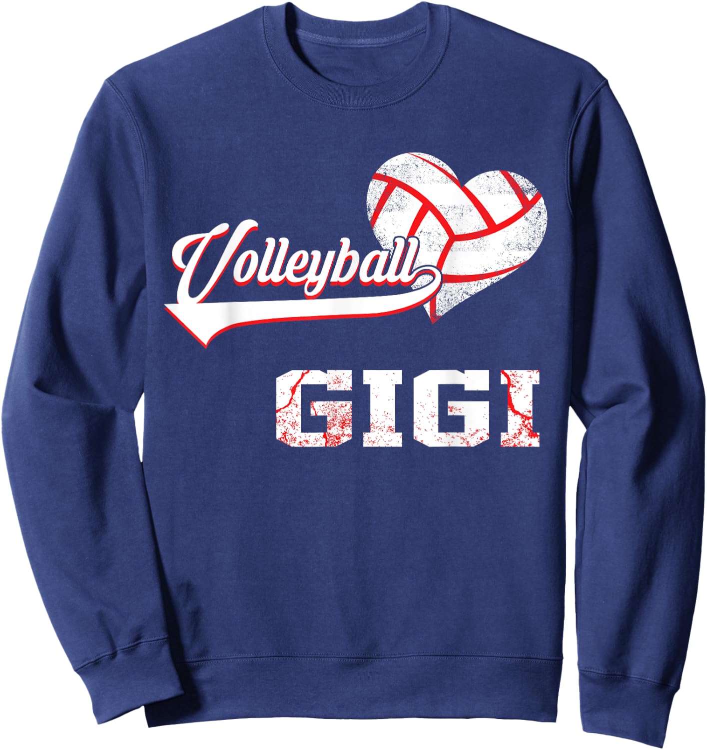 Family Volleyball Player Gifts Volleyball Gigi Sweatshirt - Sweatshirt | Navy