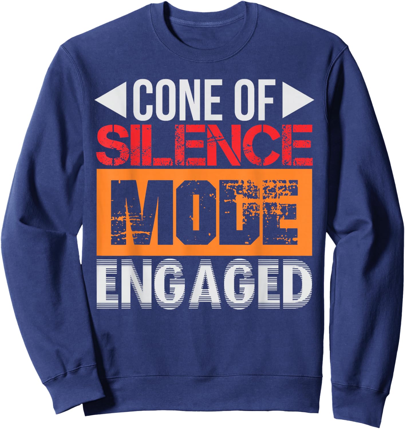 Agile Cone Silence Cave Project Management Funny Gift Shirt Sweatshirt - Sweatshirt | Navy