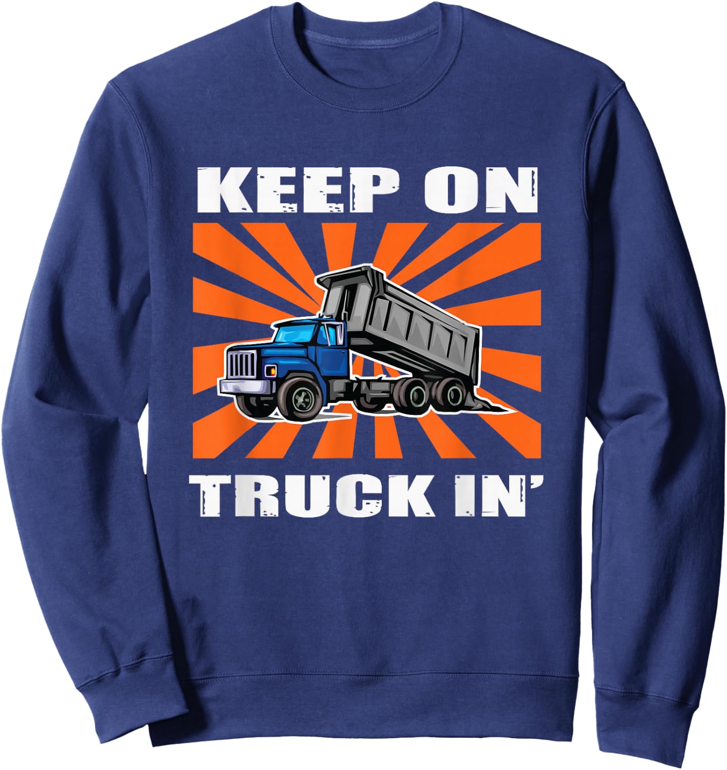 Dump Truck , Women and Kids Sweatshirt - Sweatshirt | Navy