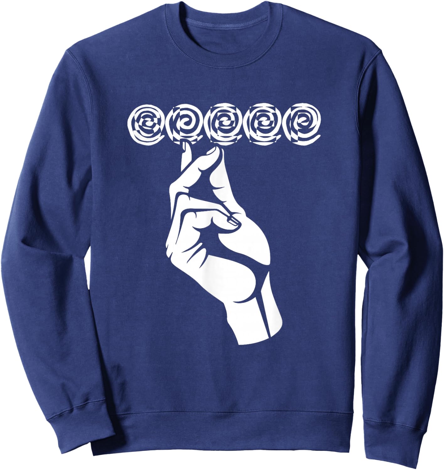 Sleep Mind Psychic Optical Illusion Hypnotist Hypnosis Sweatshirt - Sweatshirt | Navy