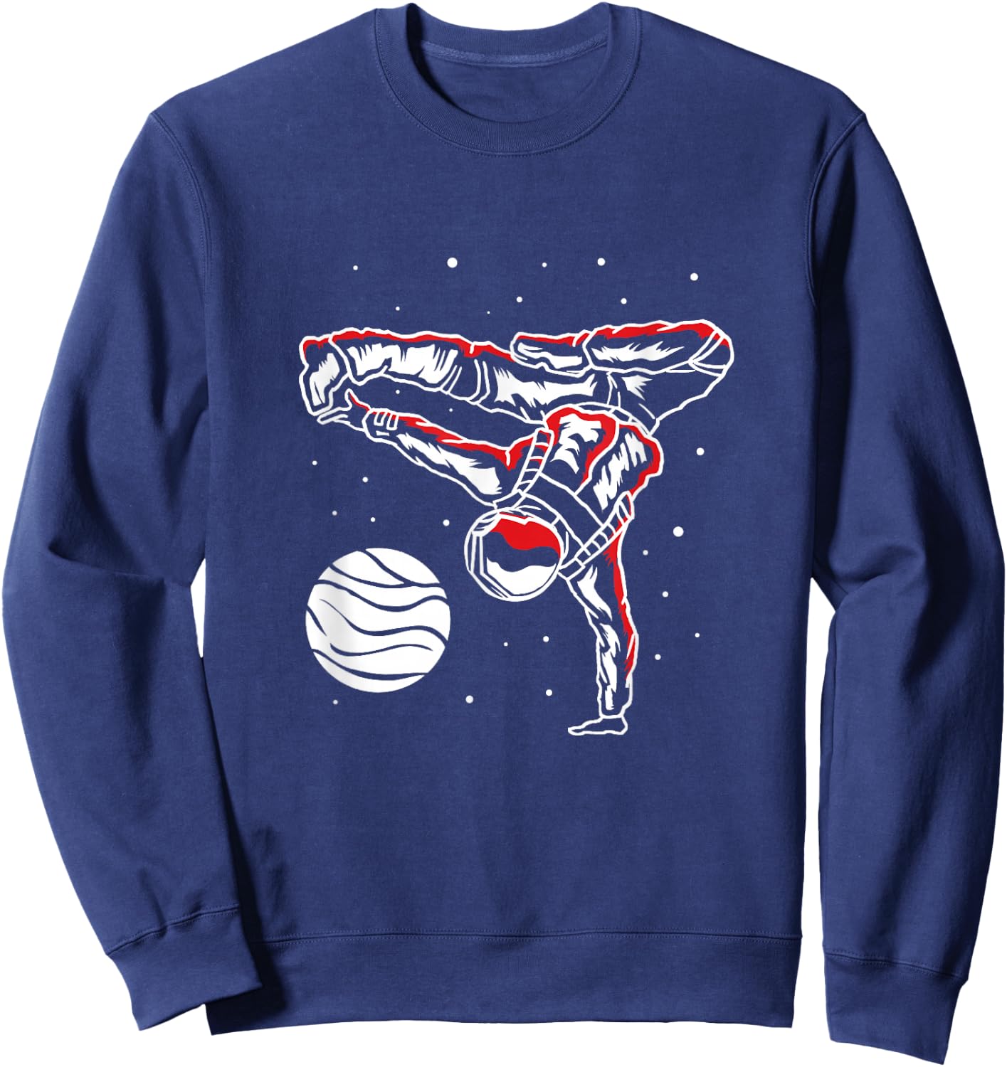 Astronaut Hip-Hop Breakdancing B-Boy Dancer Breakdance Sweatshirt - Sweatshirt | Navy