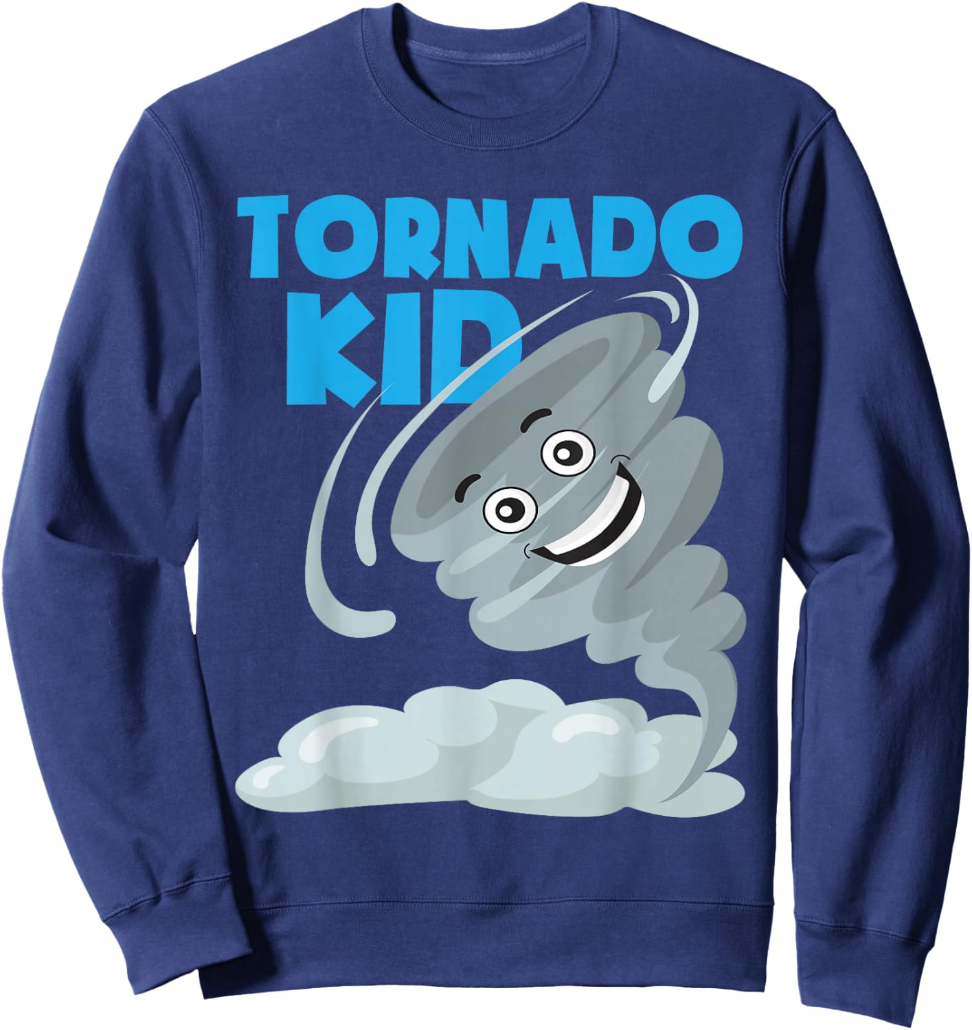 Tornado Kid - Storm Hunter Hurricane Chaser Meteorology Sweatshirt - Sweatshirt | Navy