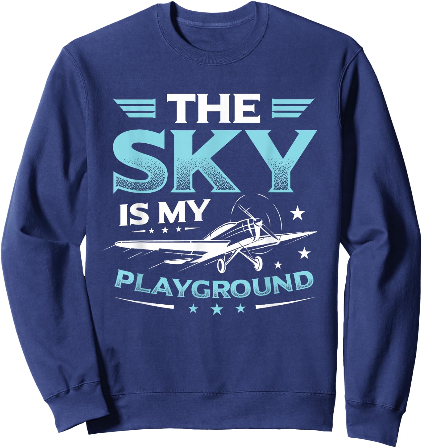 The Sky Is My Playground RC Pilot Model Airplane Pilot Sweatshirt - Sweatshirt | Navy