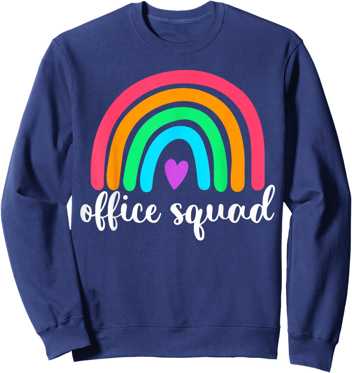 Office Squad Administrative Gifts Assistant School Secretary Sweatshirt - Sweatshirt | Navy