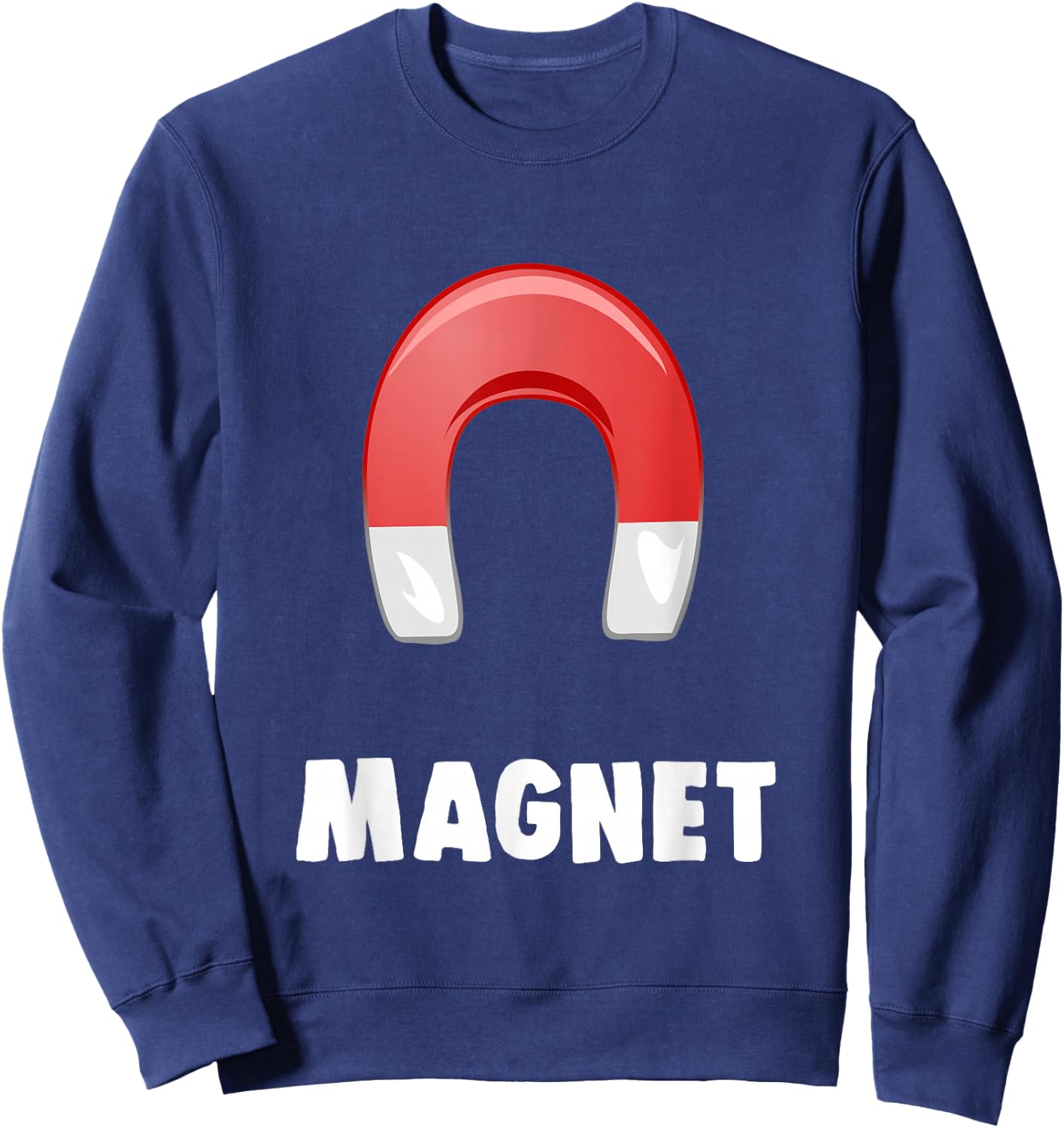 Magnet Matching Halloween Costumes for Couples Sweatshirt - Sweatshirt | Navy