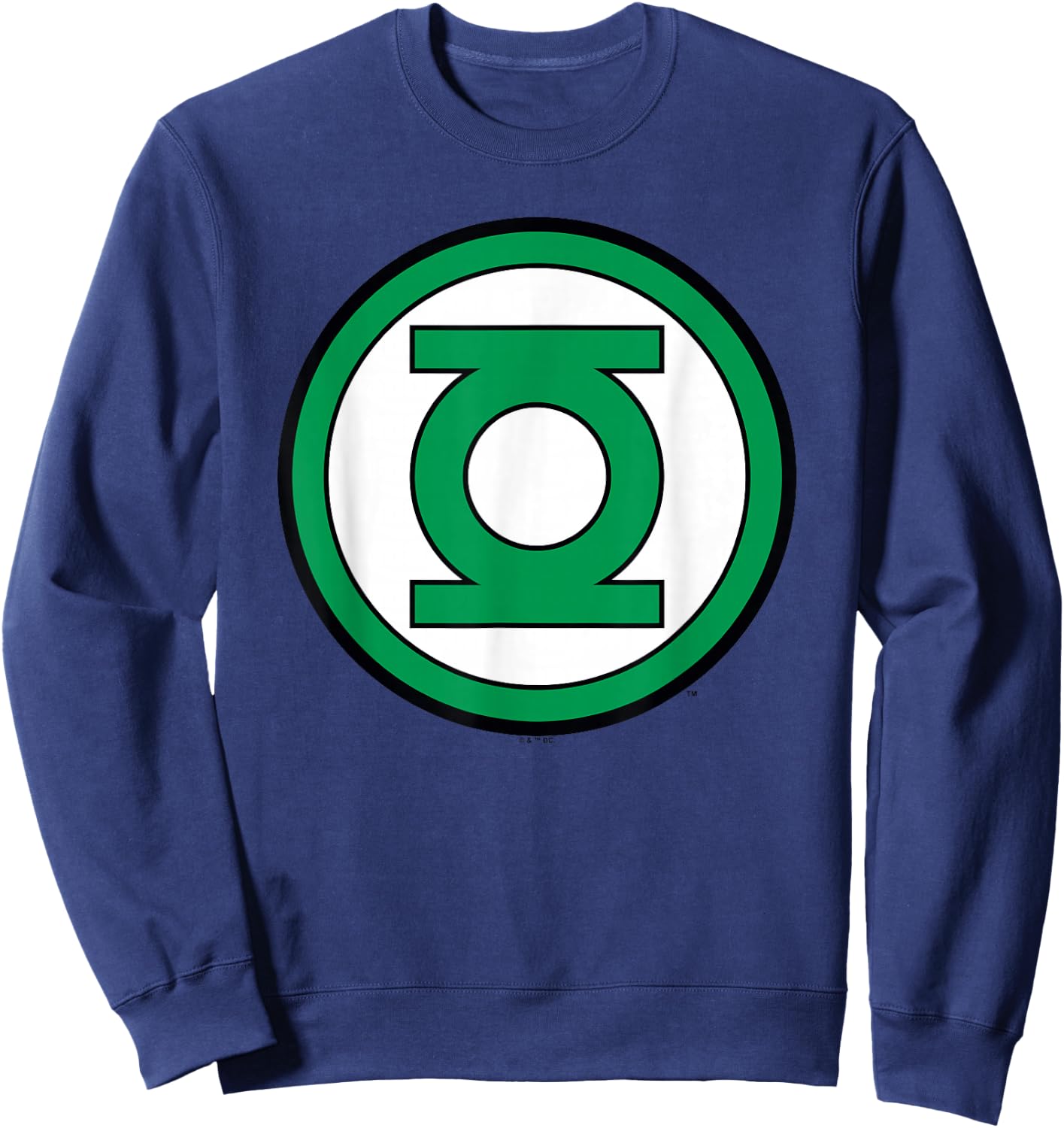 Green Lantern Large Logo Sweatshirt - Sweatshirt | Navy