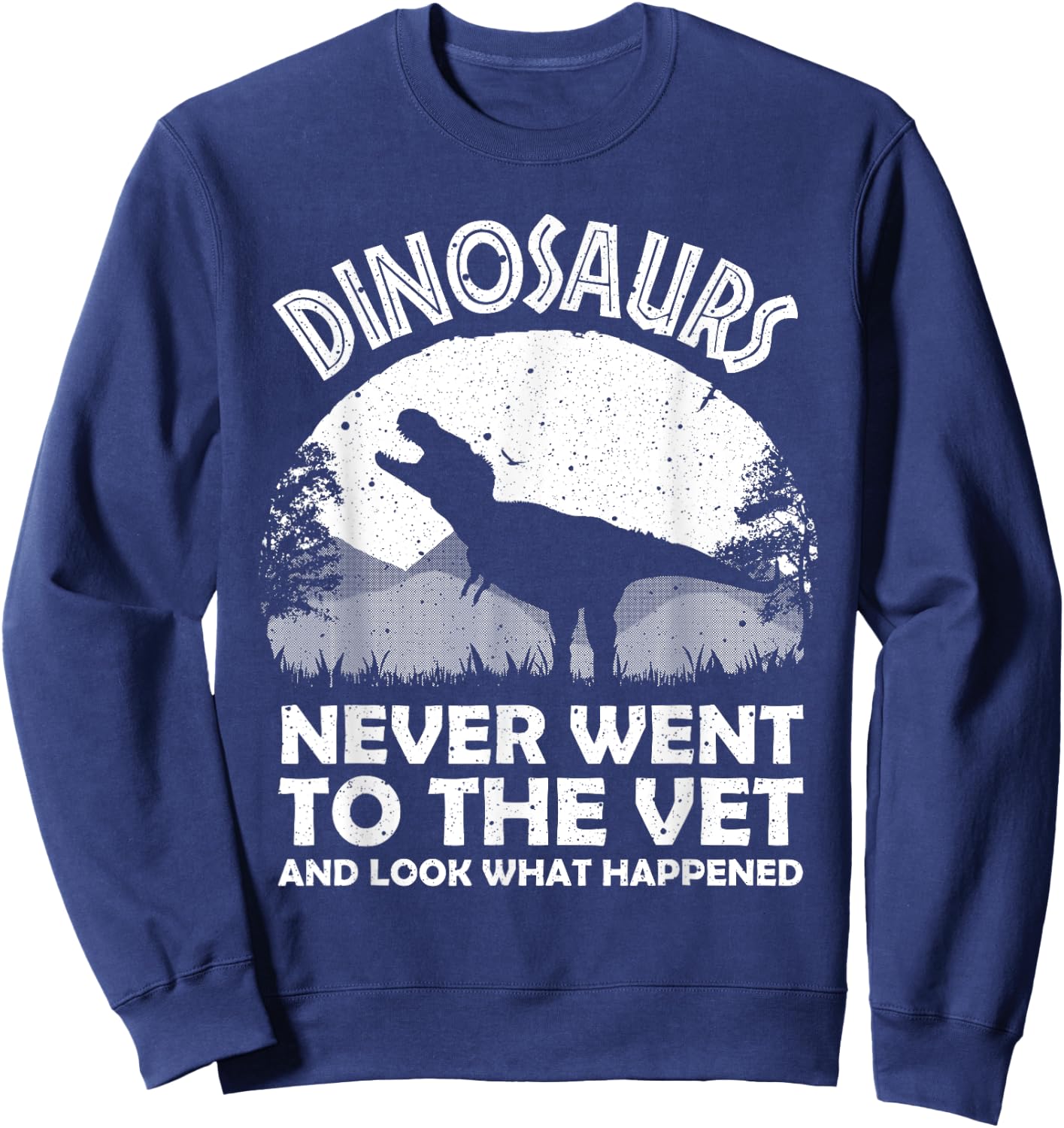Funny Veterinary Women Zoo Technician Vet Assistant Sweatshirt - Sweatshirt | Navy