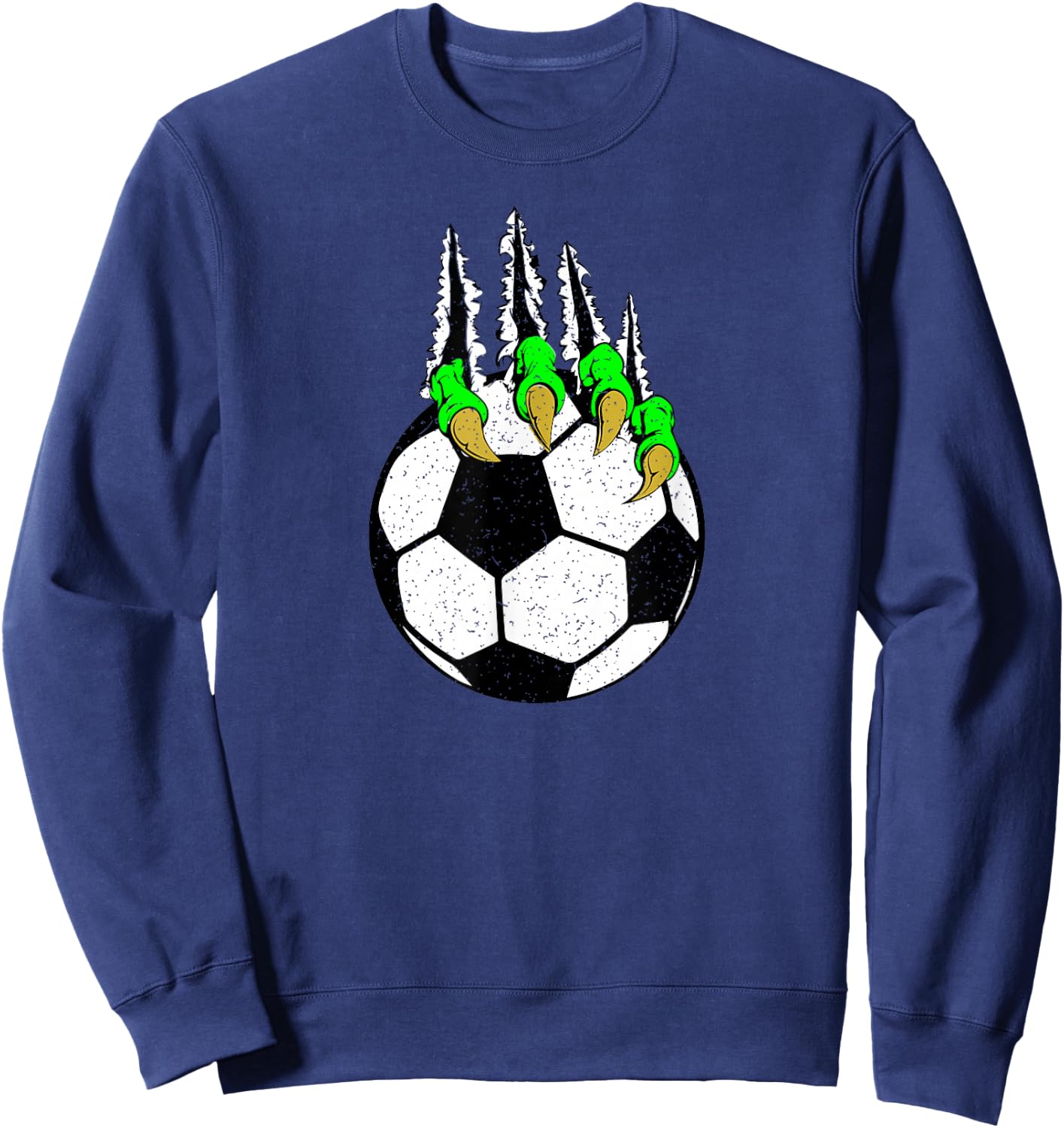 Soccer Dragon Claw Vintage Sweatshirt - Sweatshirt | Navy