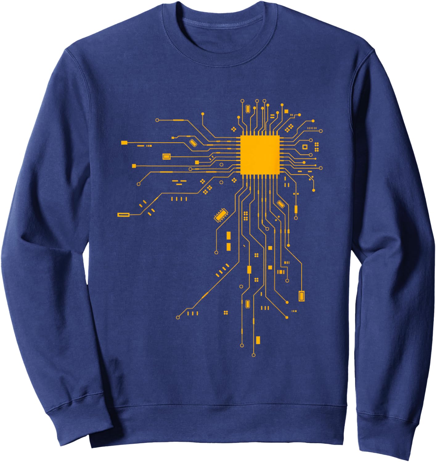 Anatomical Heart CPU Processor Computer Science Programmer Sweatshirt - Sweatshirt | Navy