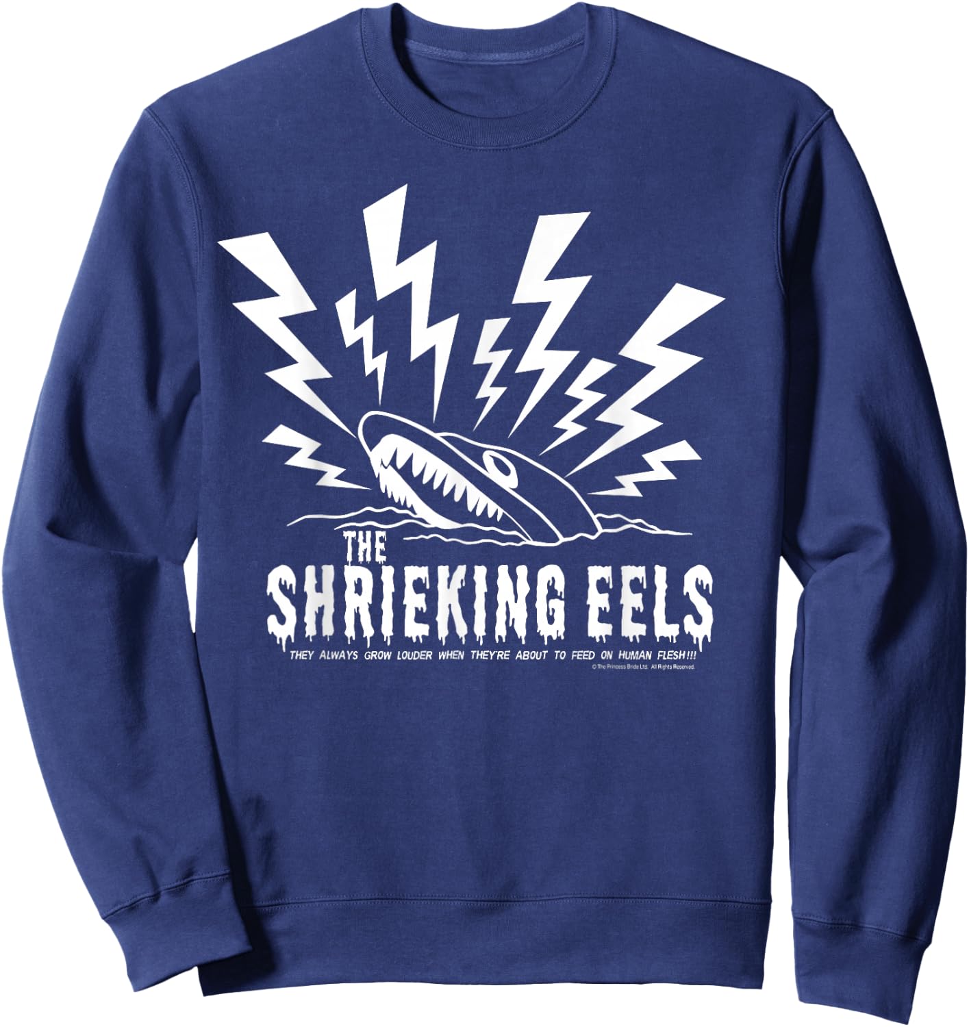 Princess Bride Shrieking Eels Sweatshirt - Sweatshirt | Navy