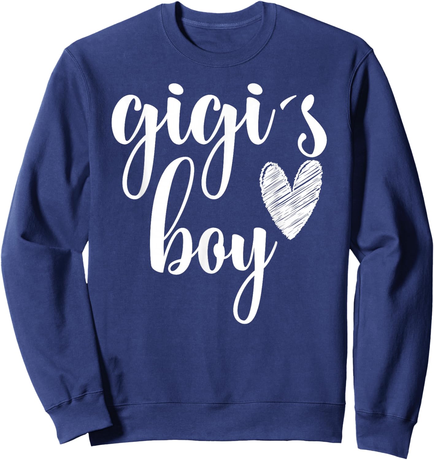 Funny Matching Gigi Boy for Grandma Whit Boy - Mother's Day Sweatshirt - Sweatshirt | Navy
