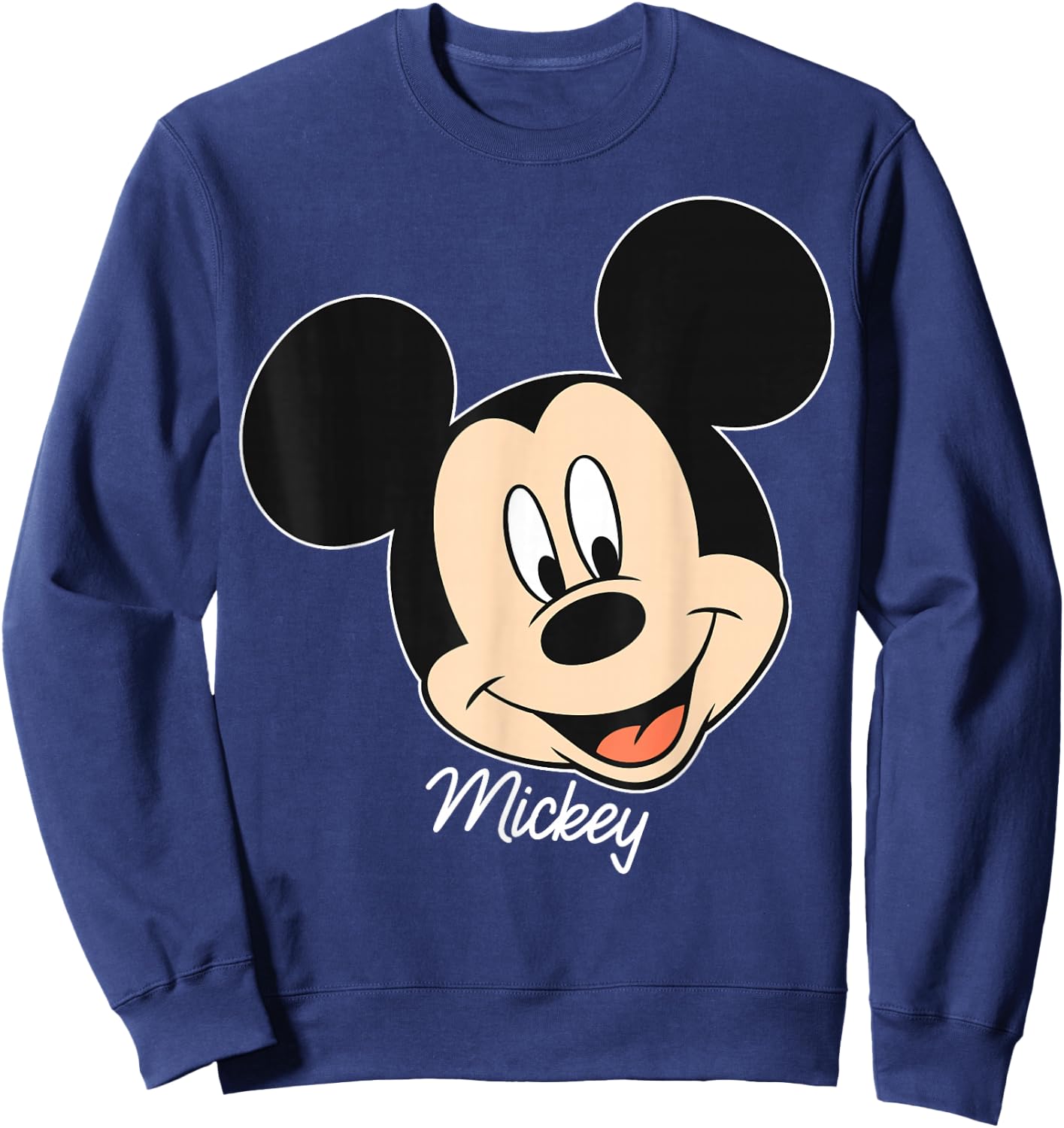 Disney Mickey and Friends Mickey Mouse Big Face Sweatshirt - Sweatshirt | Navy