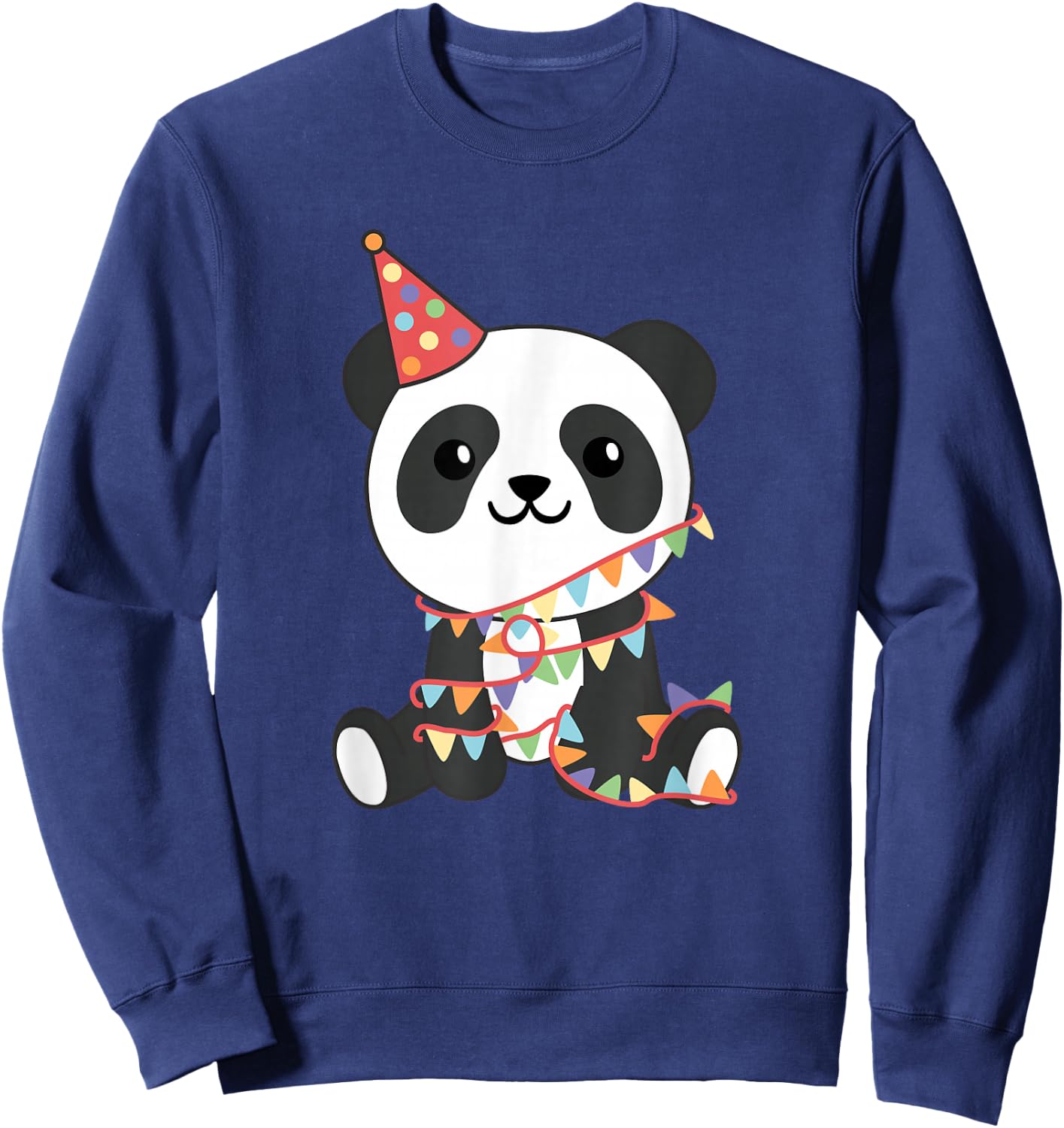 Birthday Panda for Kids A Birthday Panda Sweatshirt - Sweatshirt | Navy