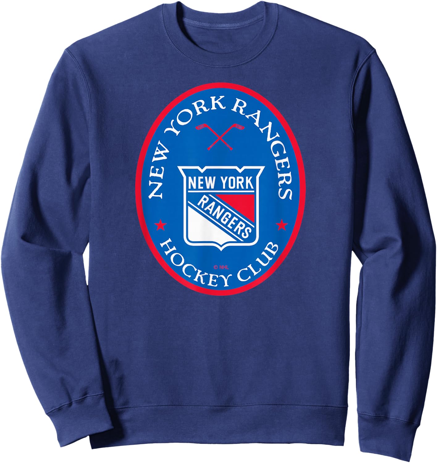 New York Rangers Iconic Black Officially Licensed Sweatshirt - Sweatshirt | Navy