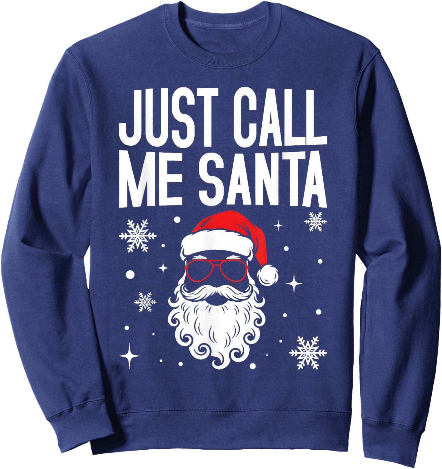 Just Call Me Santa Special Delivery from Santa Xmas Couple Sweatshirt - Sweatshirt | Navy
