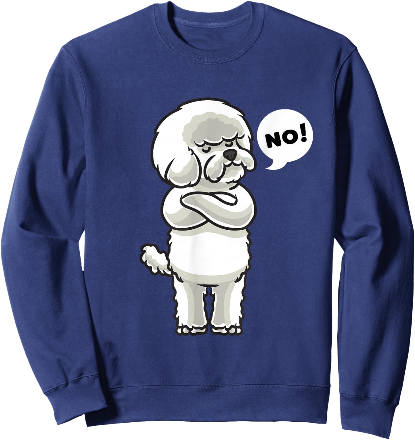 Sturer Bichon Frise Sweatshirt - Sweatshirt | Navy