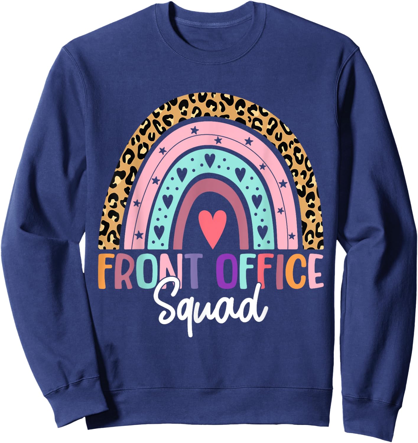 Front Office Squad Administrative Assistant School Secretary Sweatshirt - Sweatshirt | Navy