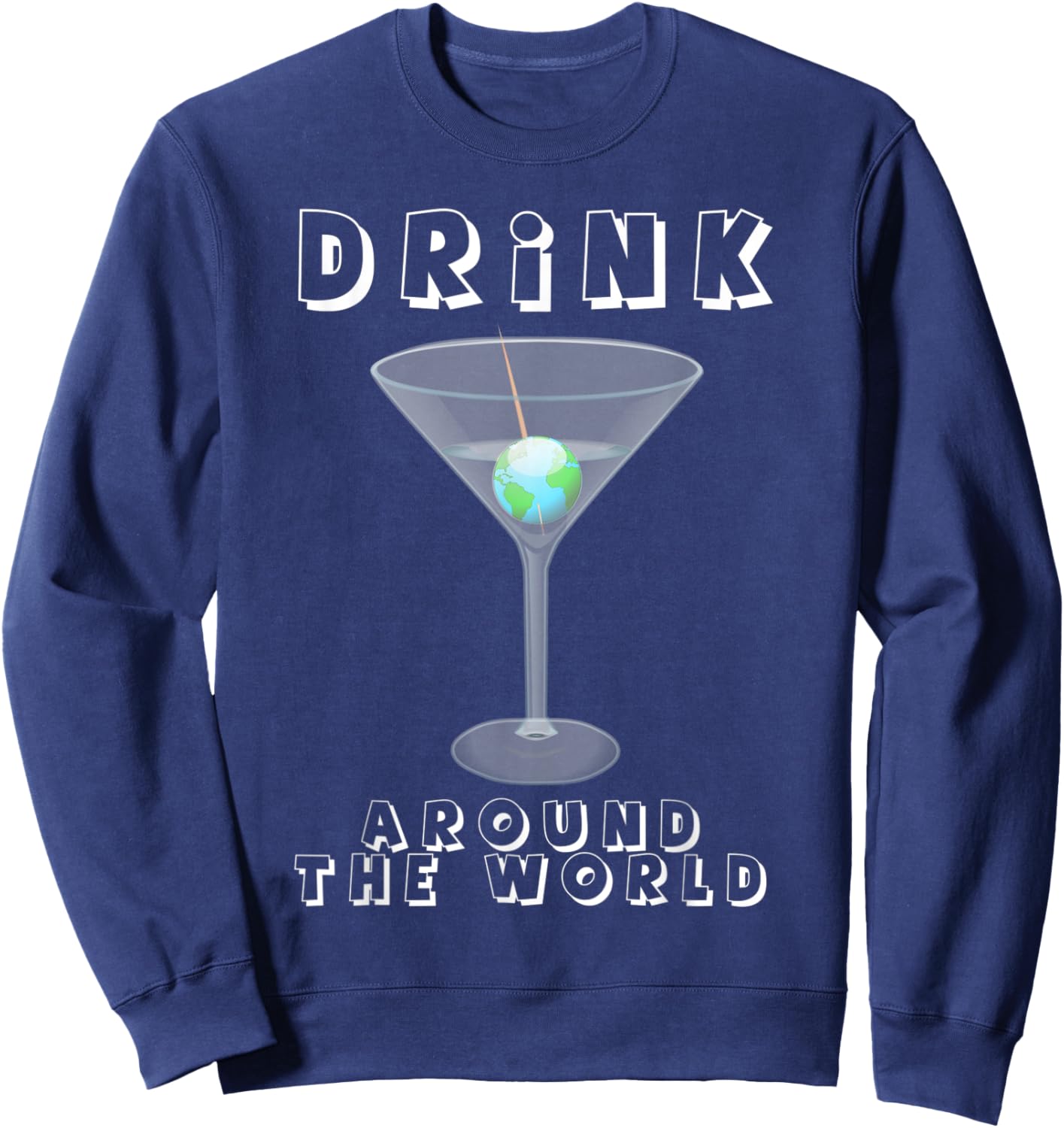 Drink Around the World Sweatshirt - Sweatshirt | Navy