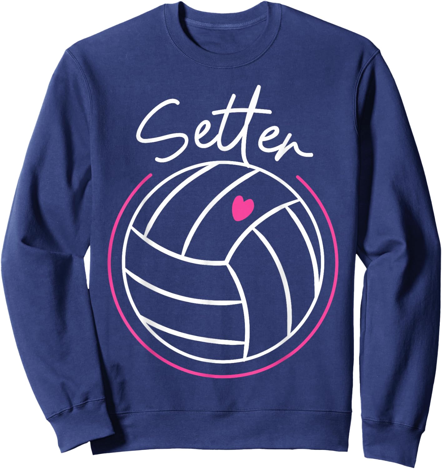 Volleyball Player Team Setter Sweatshirt - Sweatshirt | Navy