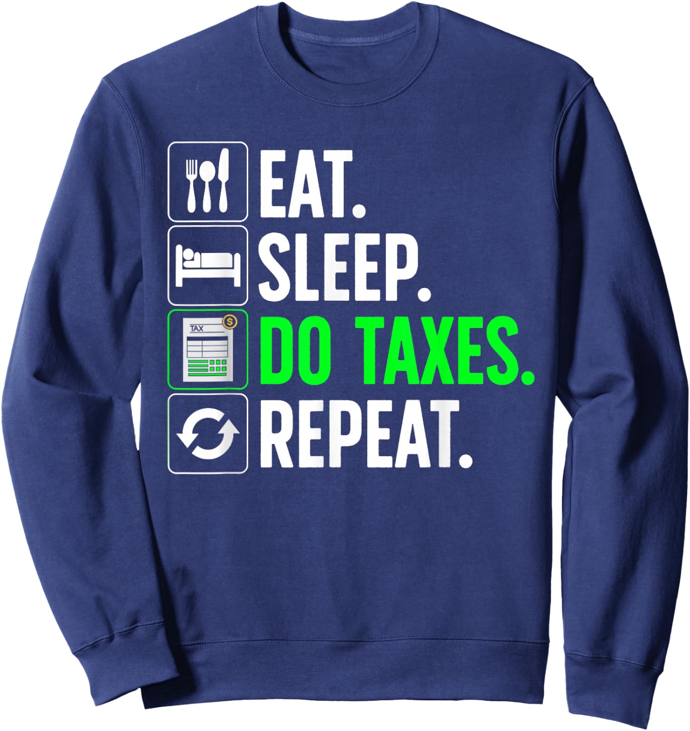 Cute Accountant Design Women Accountant Accounting Sweatshirt - Sweatshirt | Navy