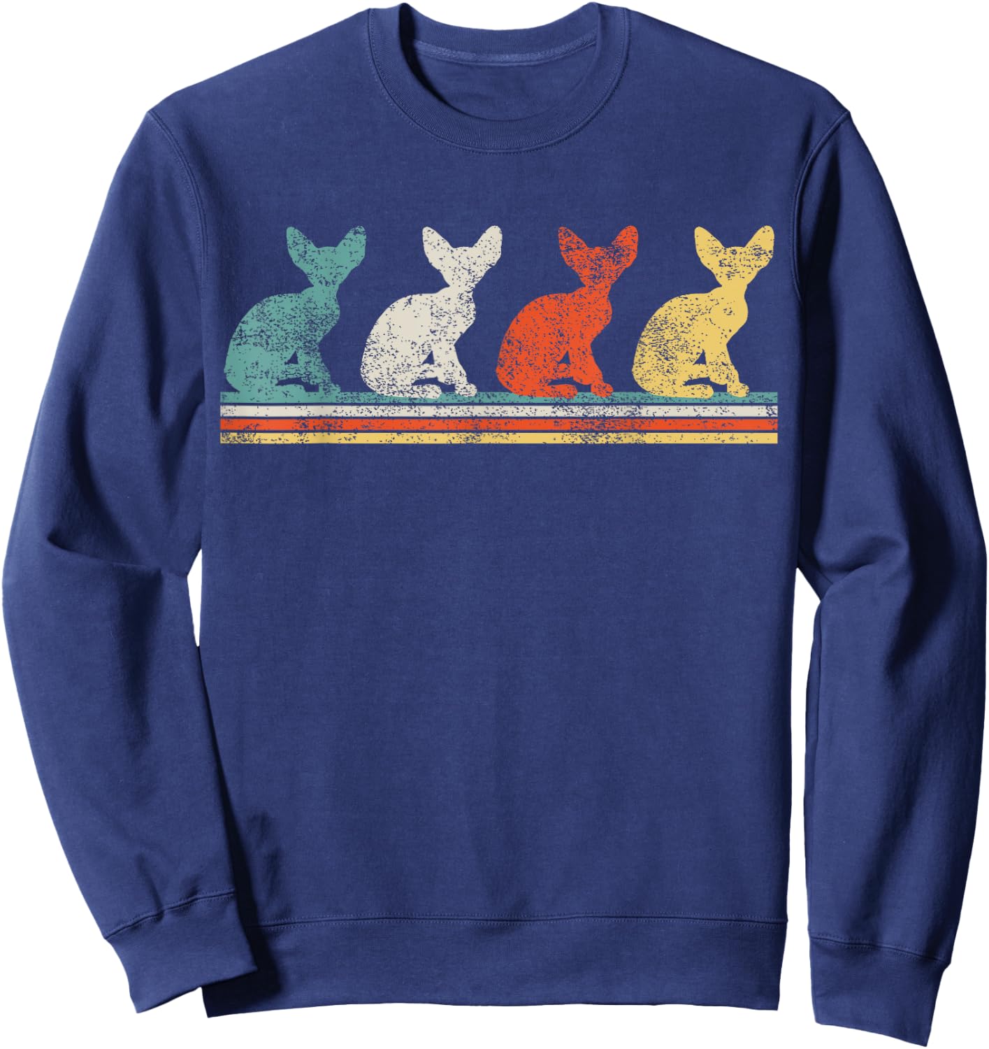 Sphynx Cat Men Women Kids Sweatshirt - Sweatshirt | Navy