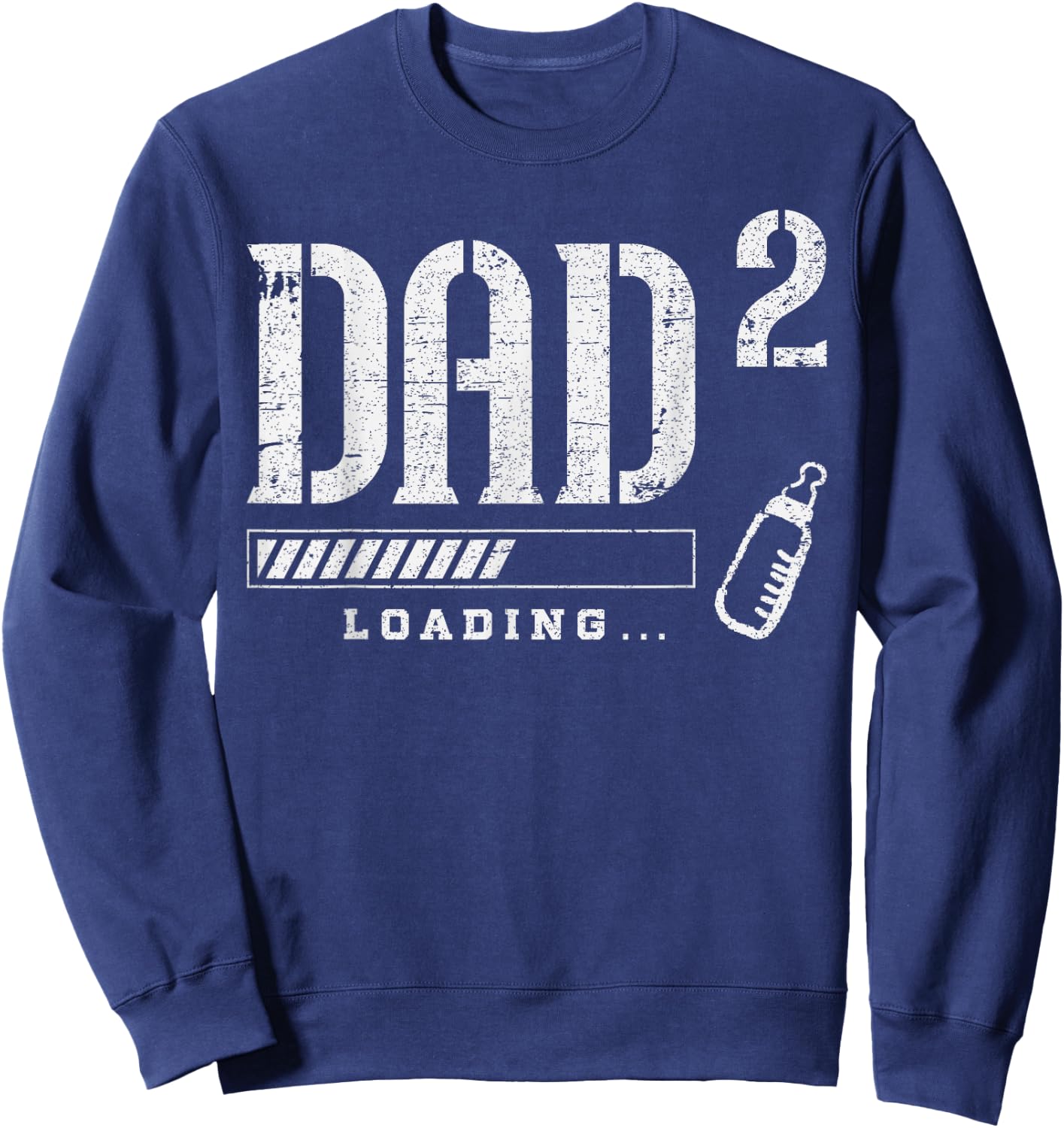 Expectant Dad Twins 2nd Child Sweatshirt - Sweatshirt | Navy