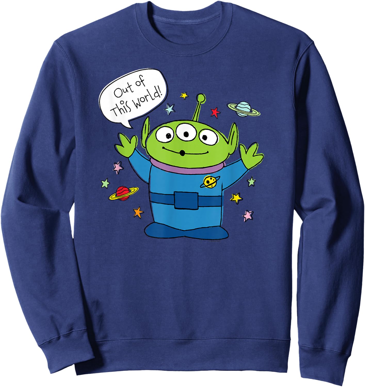 Disney PIXAR Toy Story Aliens Out of this World Sweatshirt - Sweatshirt | Navy