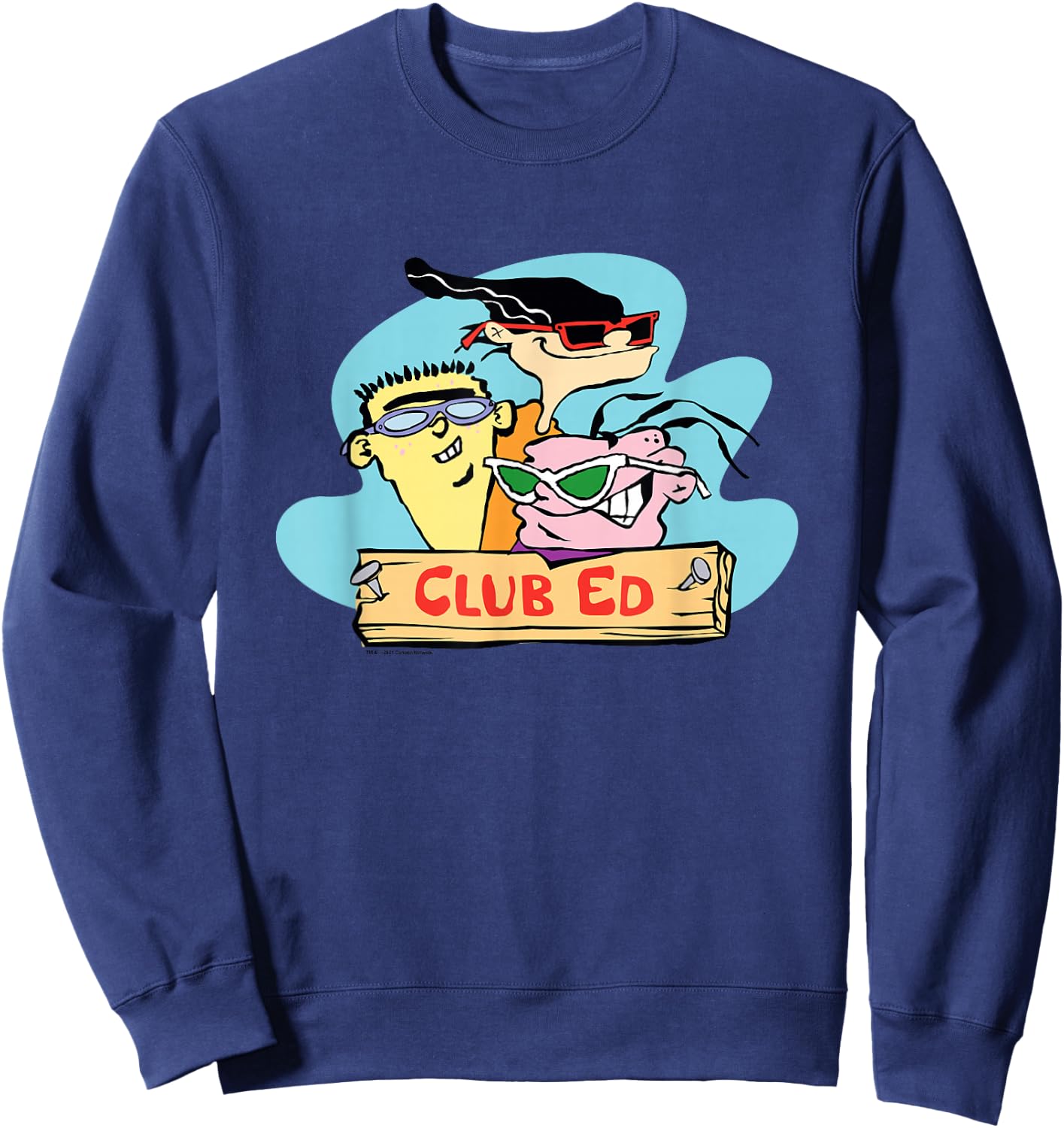 Ed Edd n Eddy Club Ed Sweatshirt - Sweatshirt | Navy