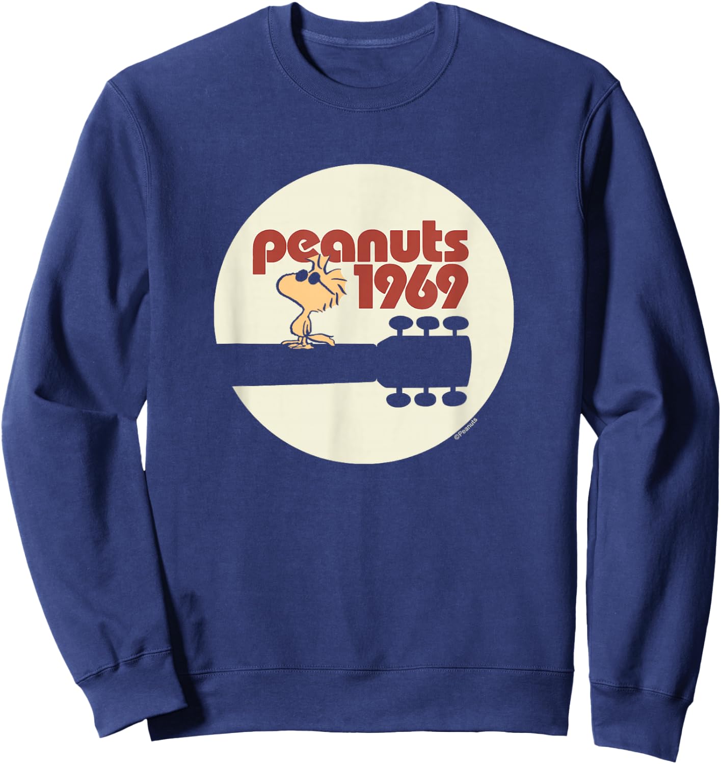 Peanuts - Woodstock 1959 Music Guitar Sweatshirt - Sweatshirt | Navy