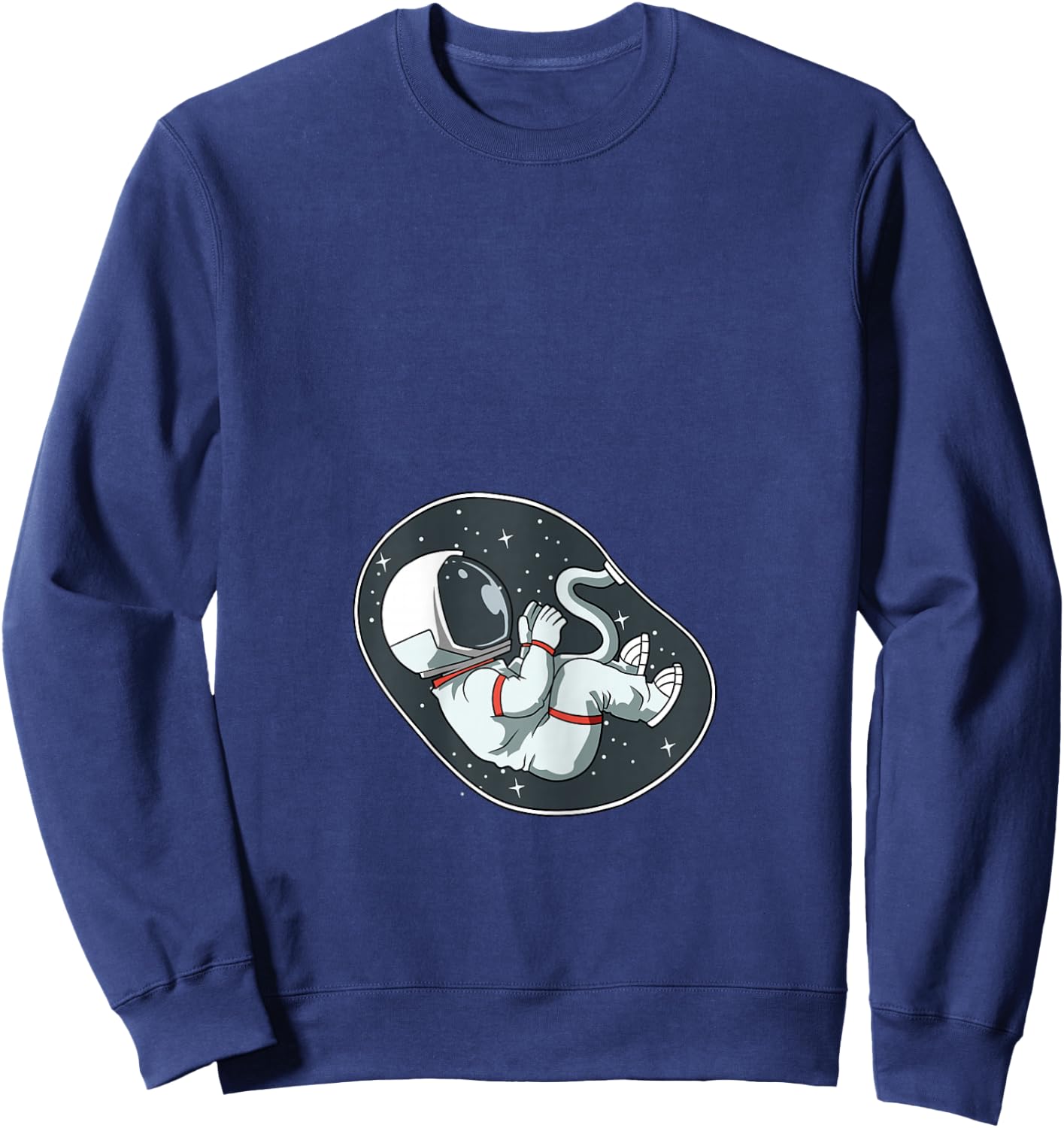 Astronaut Baby for a Pregnant and expectant mother Sweatshirt - Sweatshirt | Navy
