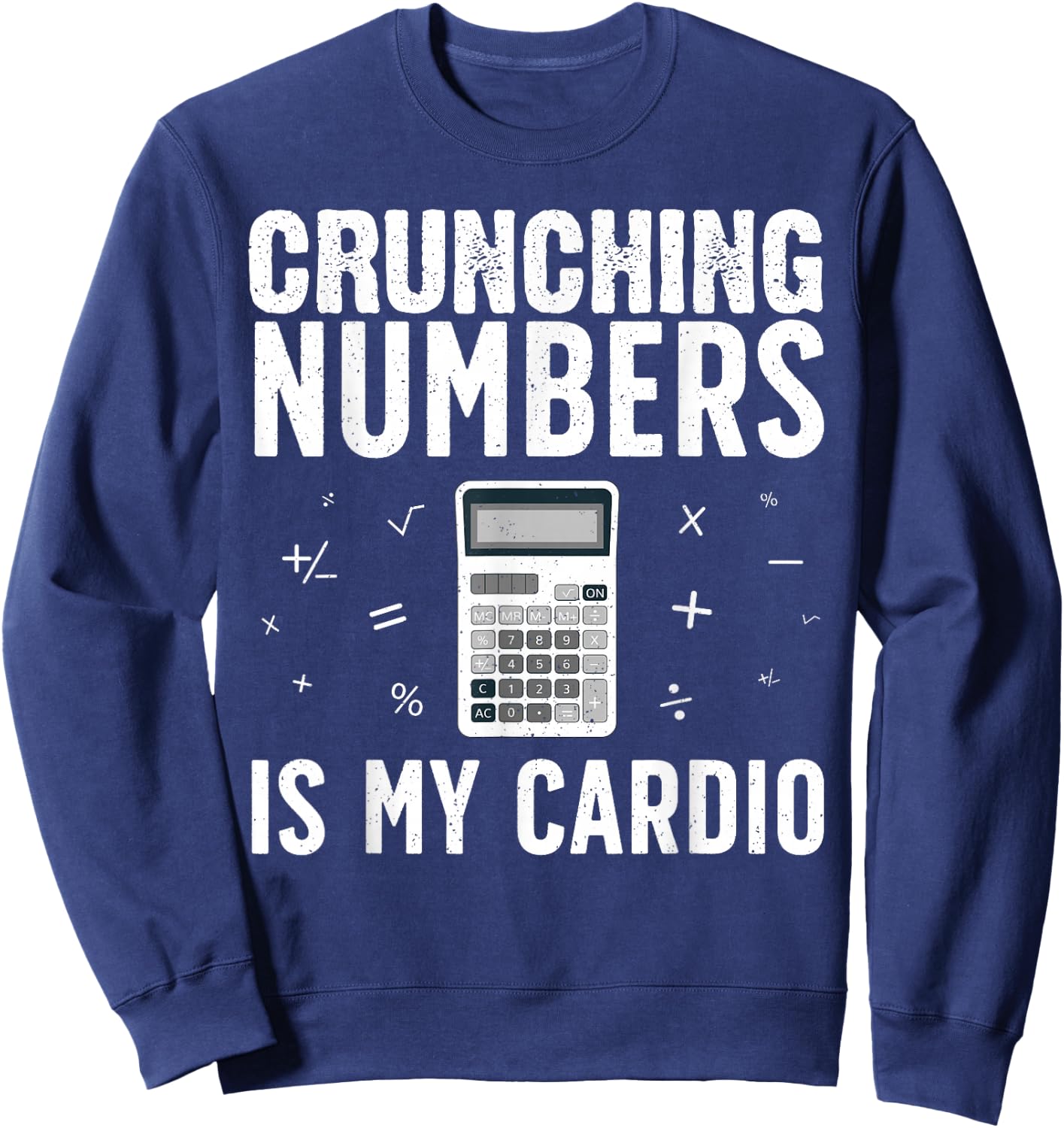Funny Accounting Design Women Accountant CPA Analyst Sweatshirt - Sweatshirt | Navy
