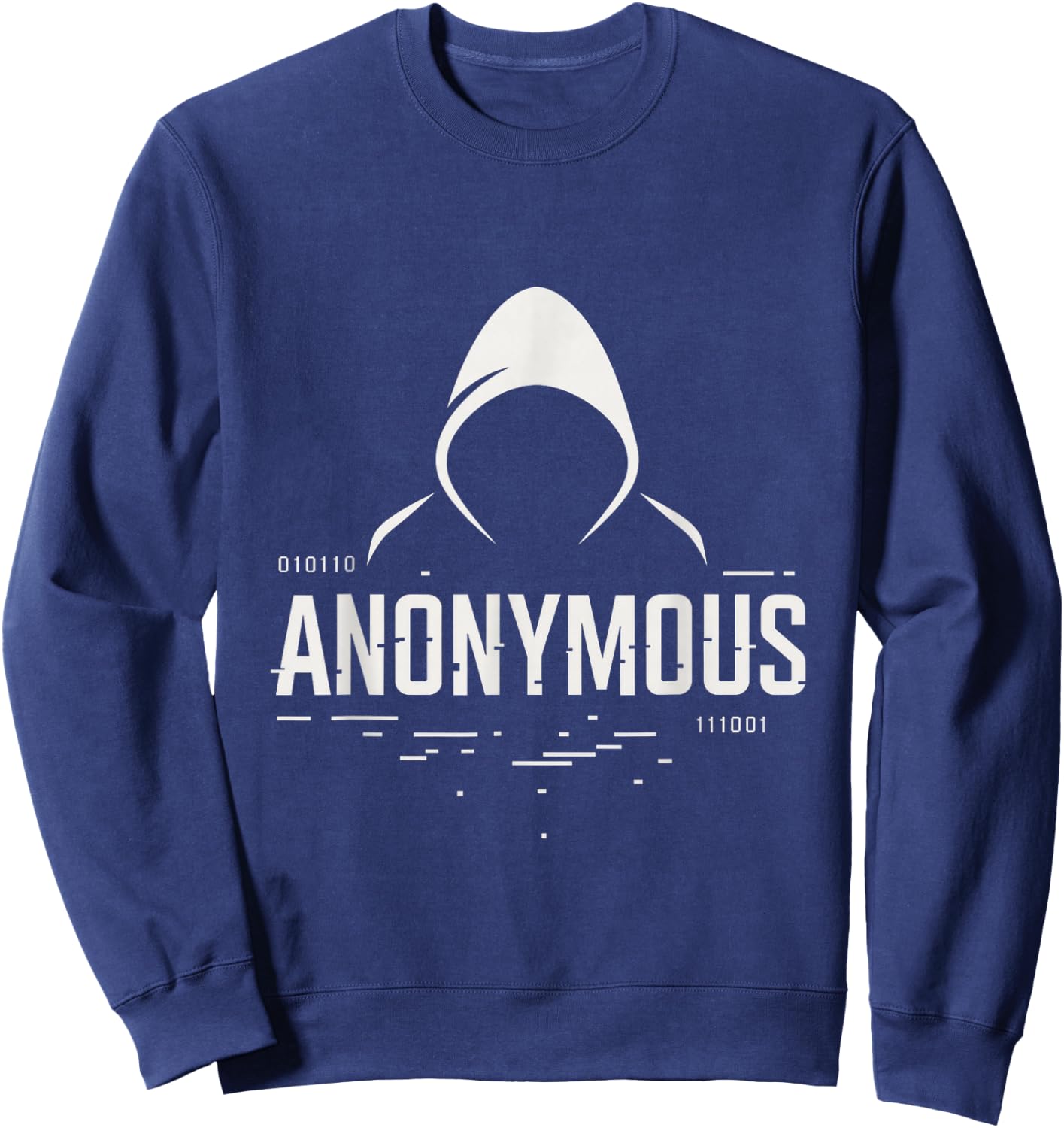 Anonymous Hacker | Cybersecurity Tech Sweatshirt - Sweatshirt | Navy