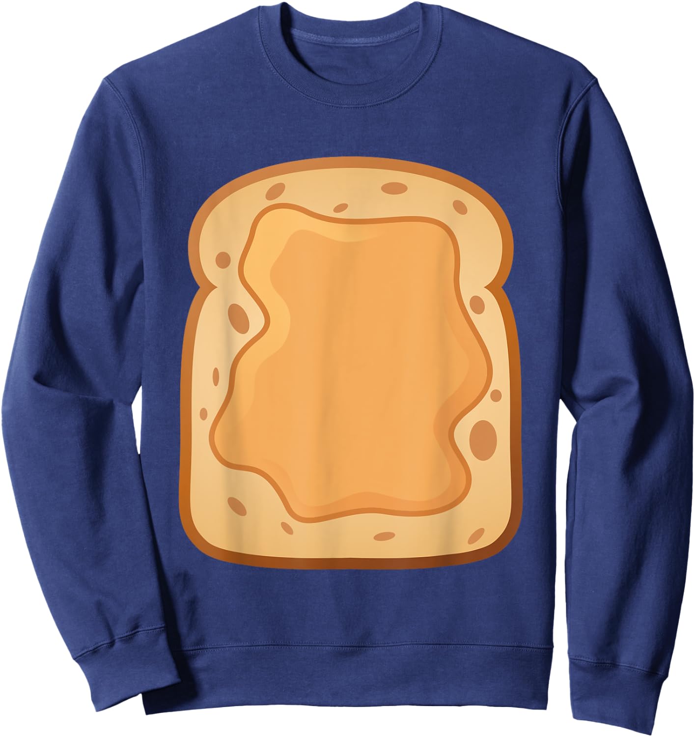PB&J Peanut Butter on Bread Funny Matching Halloween Costume Sweatshirt - Sweatshirt | Navy