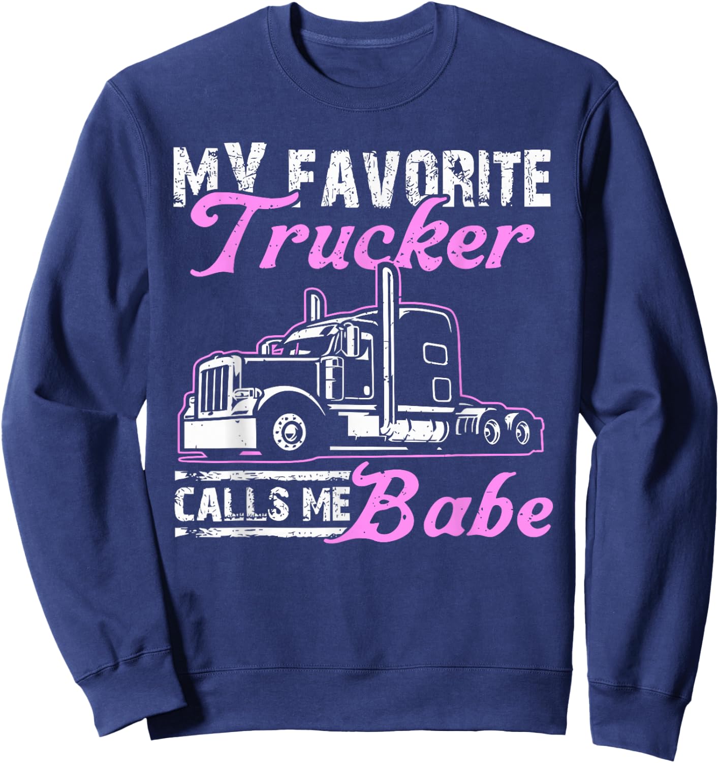 Funny Design Sweatshirt - Sweatshirt | Navy