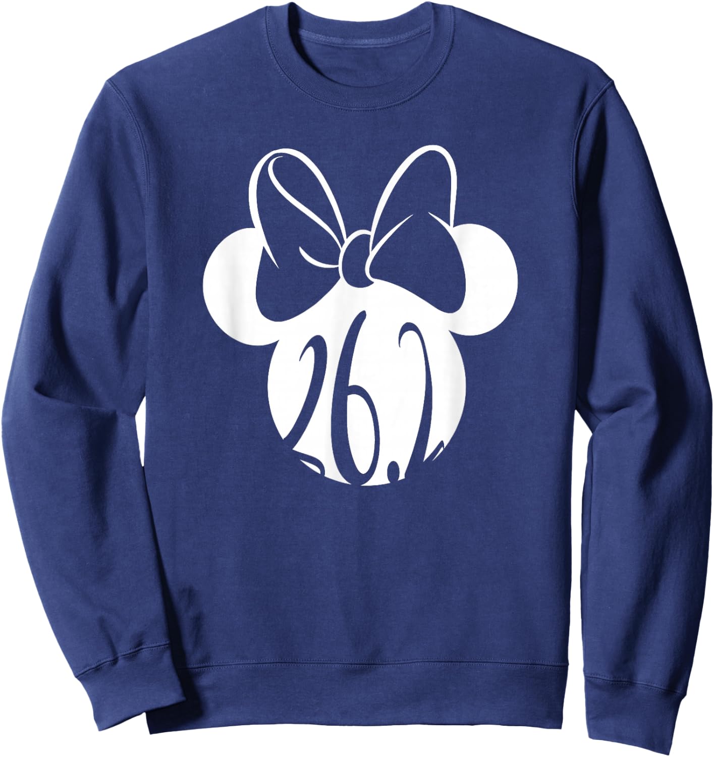 Disney Mickey And Friends Minnie Mouse Marathon 26.2 Logo Sweatshirt - Sweatshirt | Navy