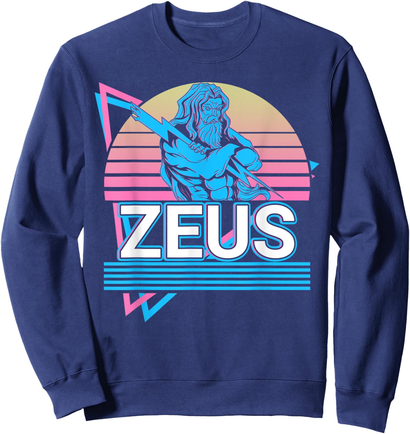 Zeus Greek God Of Sky Sweatshirt - Sweatshirt | Navy