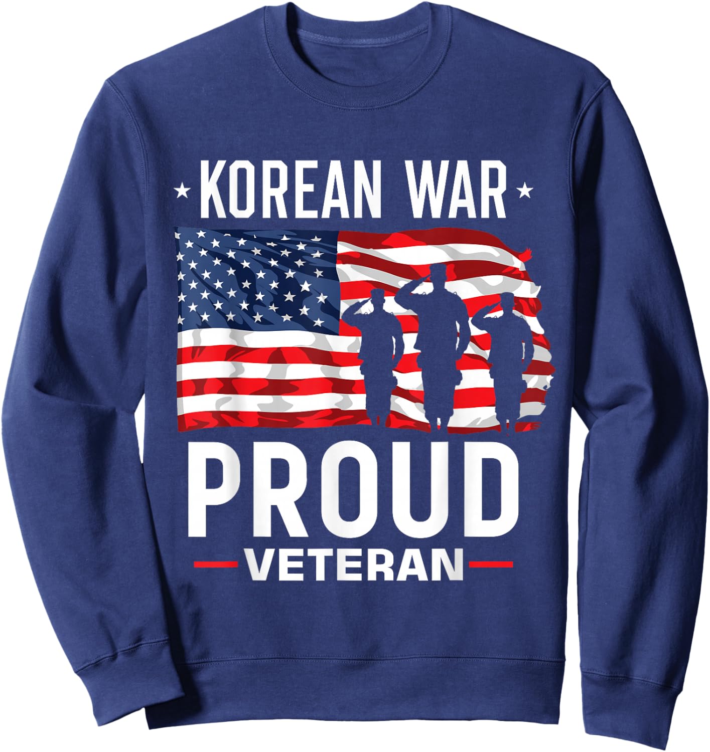 Korean War Veteran Sweatshirt - Sweatshirt | Navy