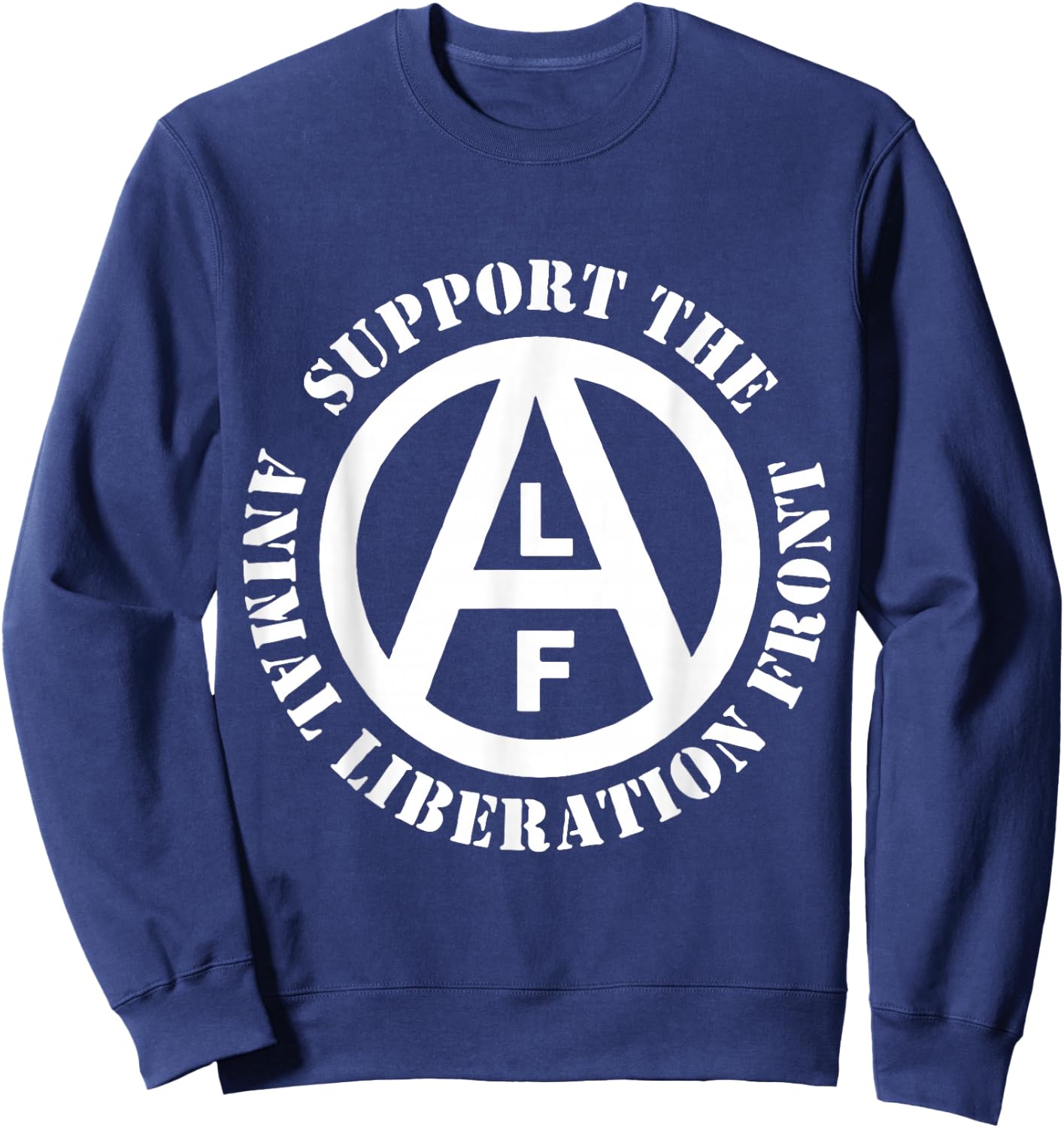 ALF - Support The Animal Liberation Front - Vegan Sweatshirt - Sweatshirt | Navy