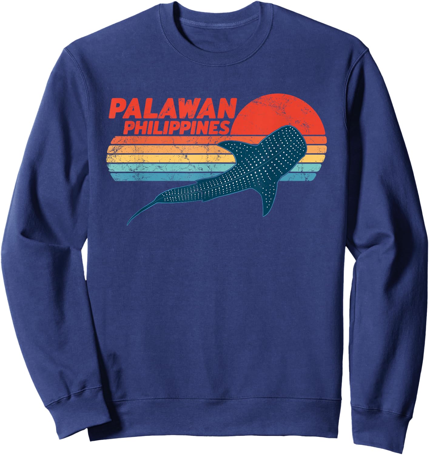 Palawan Philippines Whale Shark Sweatshirt - Sweatshirt | Navy