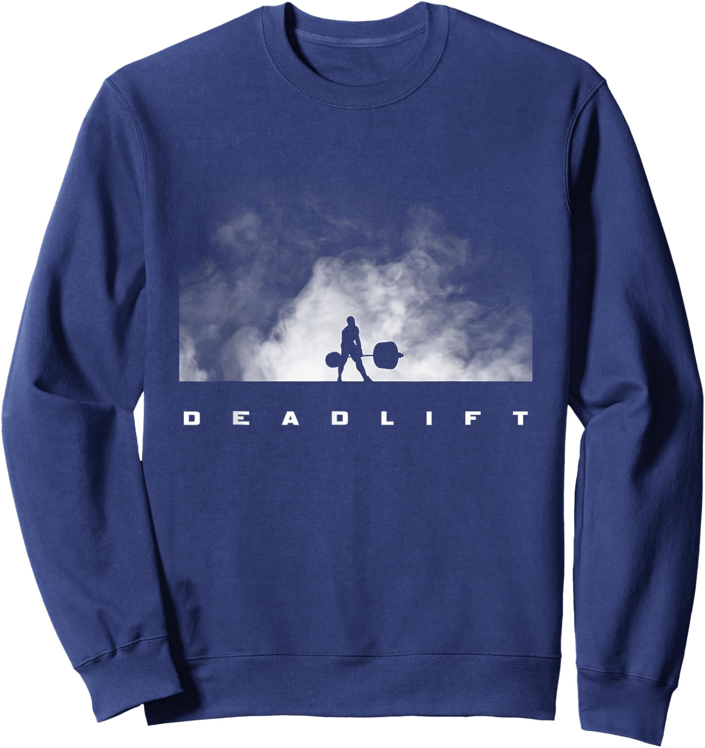 Deadlift Powerlifting Weightlifting Sweatshirt - Sweatshirt | Navy