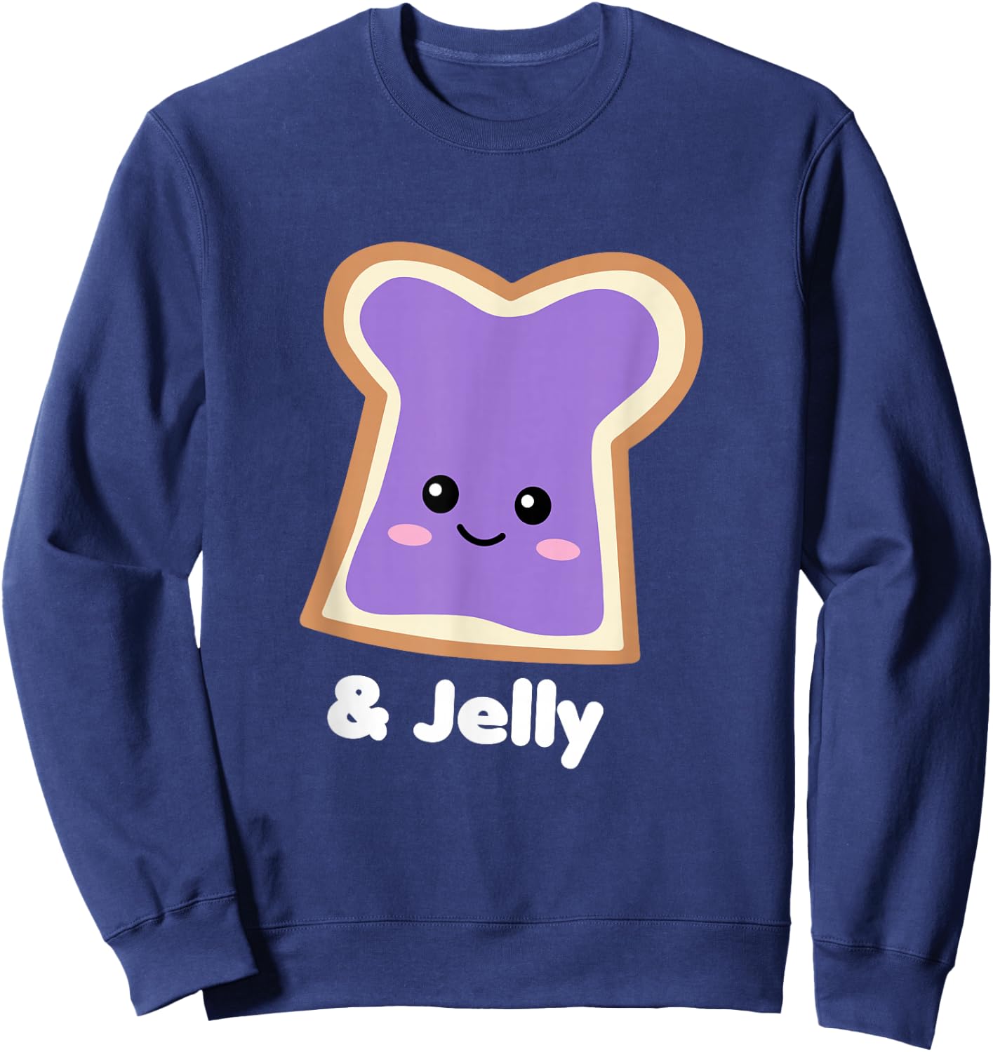 Peanut Butter Girls Jelly Halloween Group Costume Sweatshirt - Sweatshirt | Navy