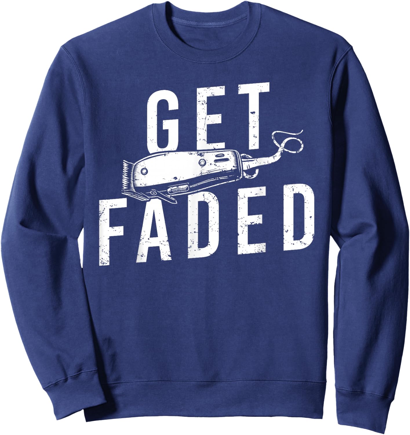 Cool Barber Design Women Barber Barbershop Lovers Sweatshirt - Sweatshirt | Navy