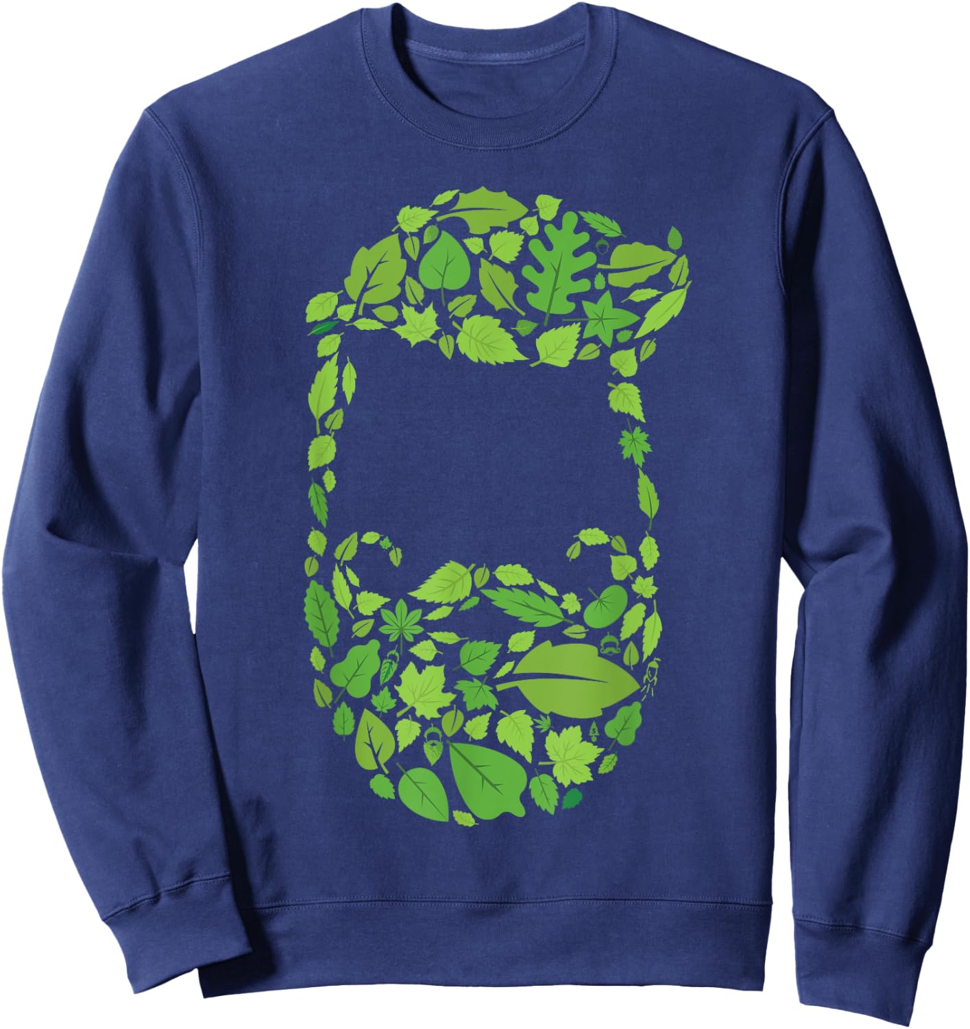 Leaf Beard - Big Beard Forest Sweatshirt - Sweatshirt | Navy