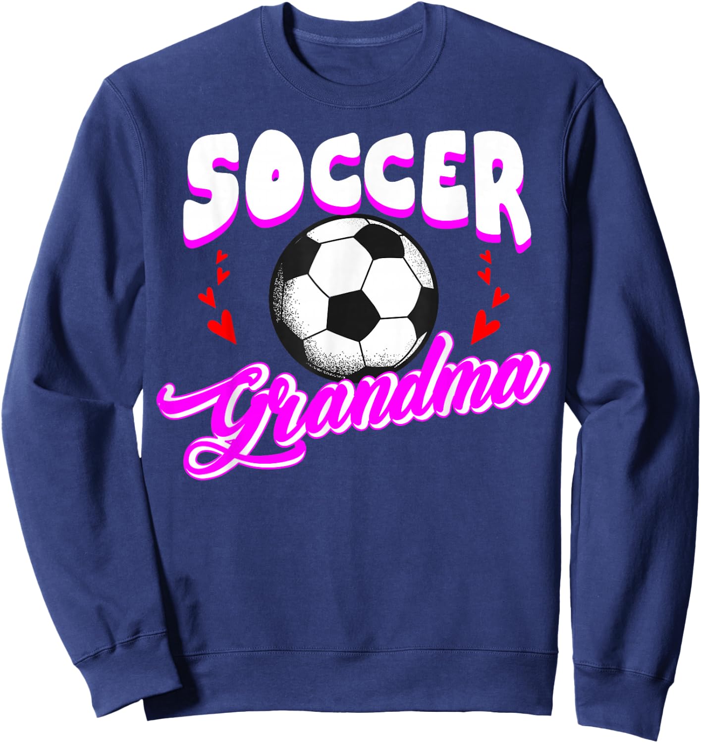 Cute Soccer Grandma Sports Player Goalie Matching Team Sweatshirt - Sweatshirt | Navy