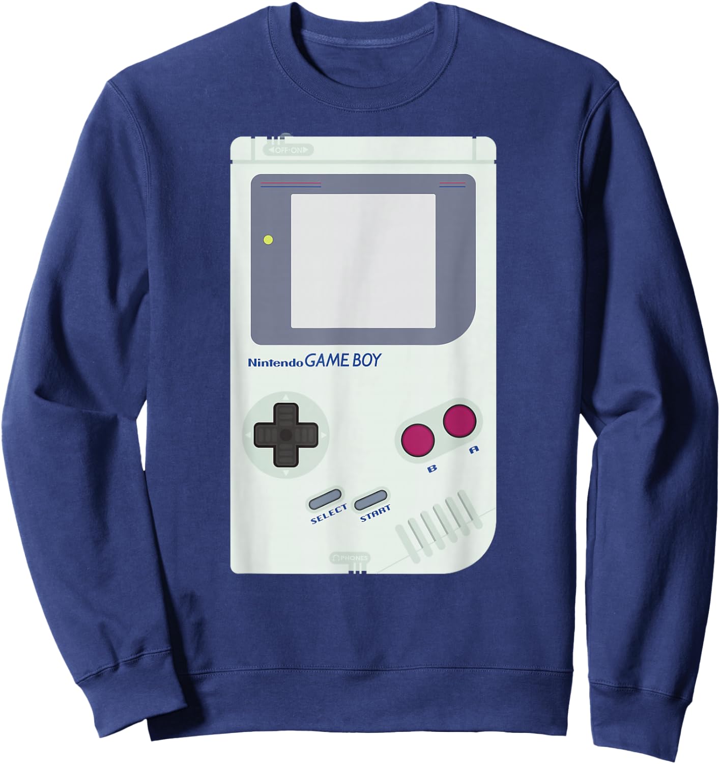 Nintendo Game Boy Handheld Console Graphic Sweatshirt - Sweatshirt | Navy